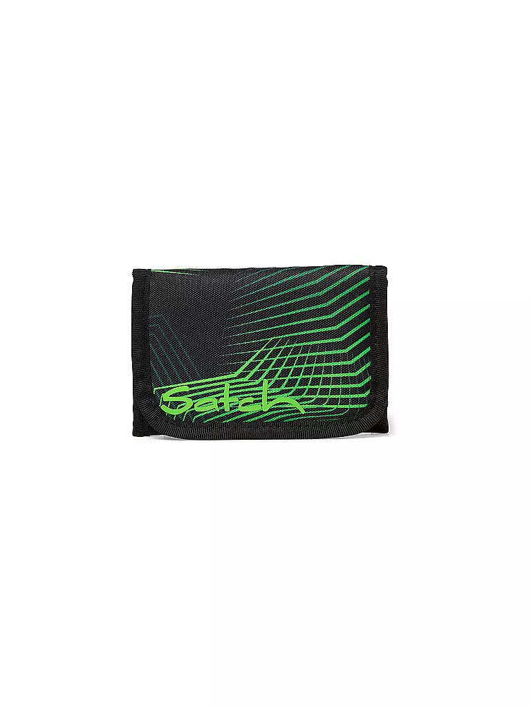 SATCH | Geldbeutel Seismic Green | schwarz