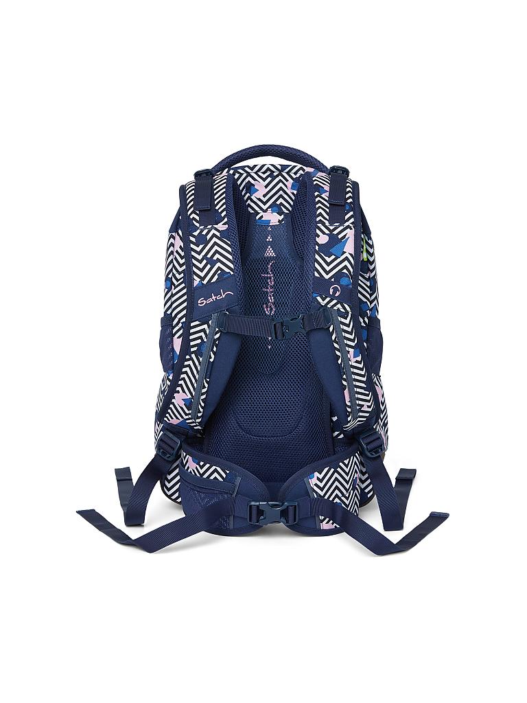 SATCH | Schul-Rucksack "Satch Sleek - Stoney Mony" | schwarz