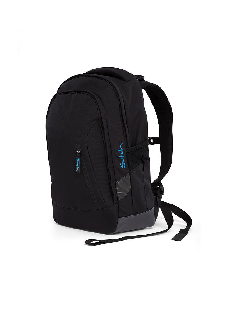 SATCH | Schul-Rucksack "Sleek-Black Bounce" | transparent