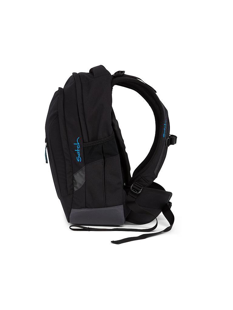 SATCH | Schul-Rucksack "Sleek-Black Bounce" | transparent