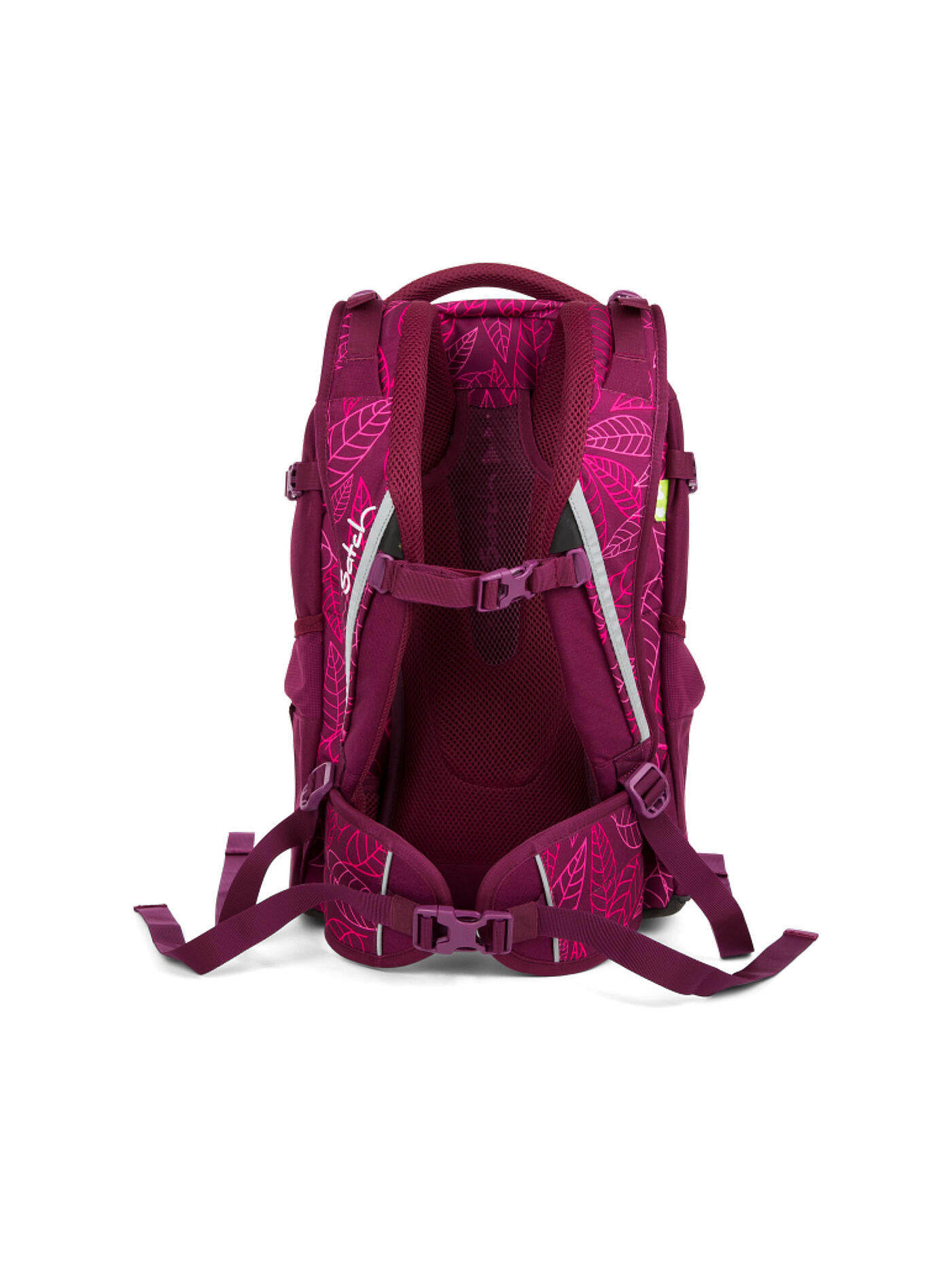 SATCH | Schulrucksack "Satch Pack - Purple Leaves" | 