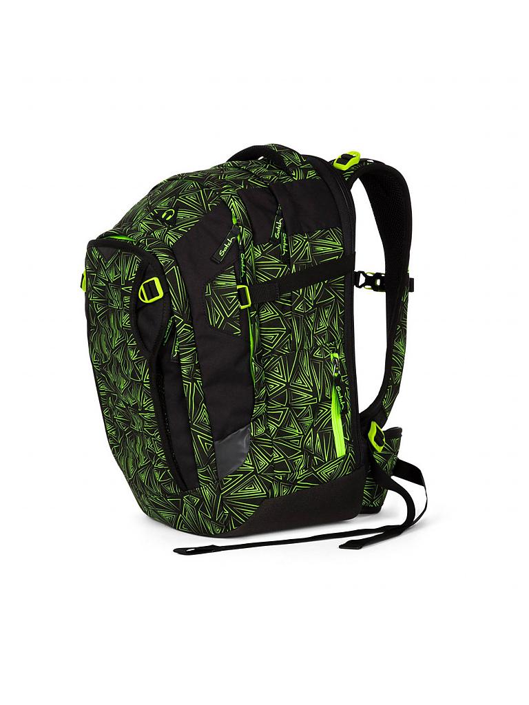 SATCH | Schulrucksack "Satch Match - Green Bermuda" | schwarz