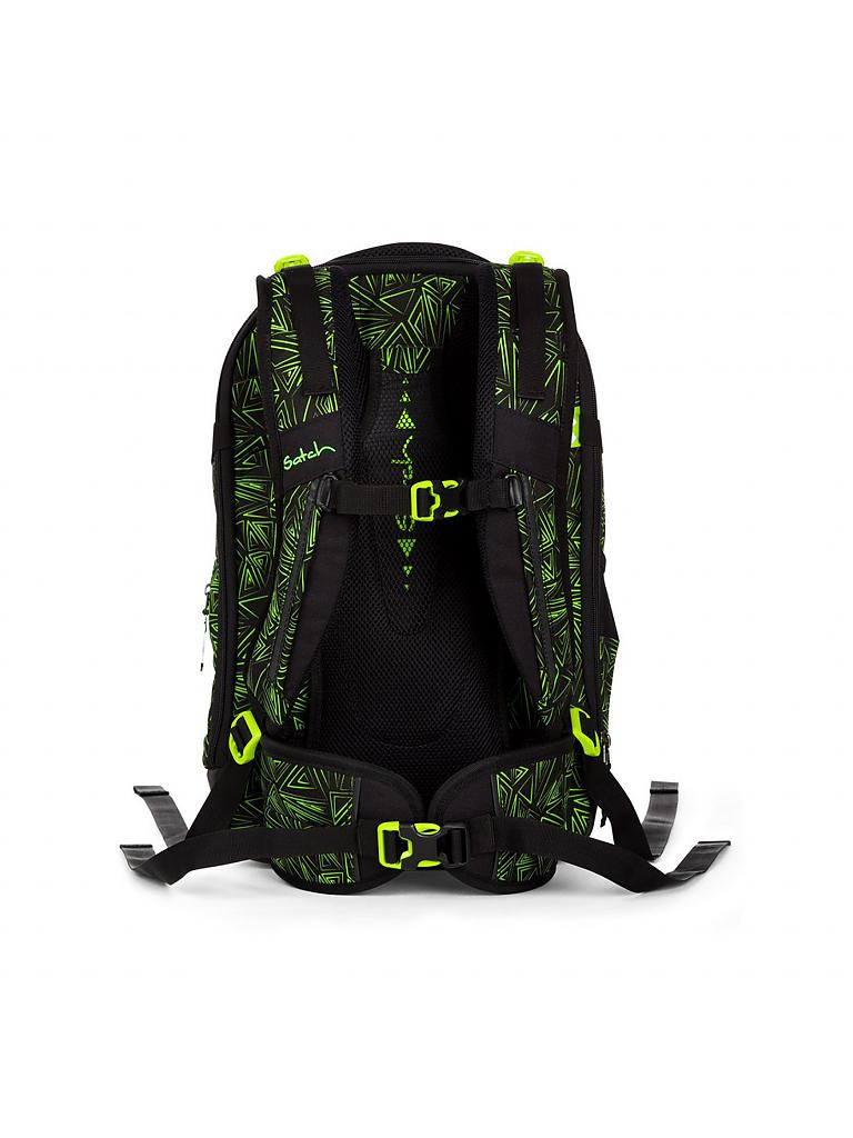 SATCH | Schulrucksack "Satch Match - Green Bermuda" | schwarz