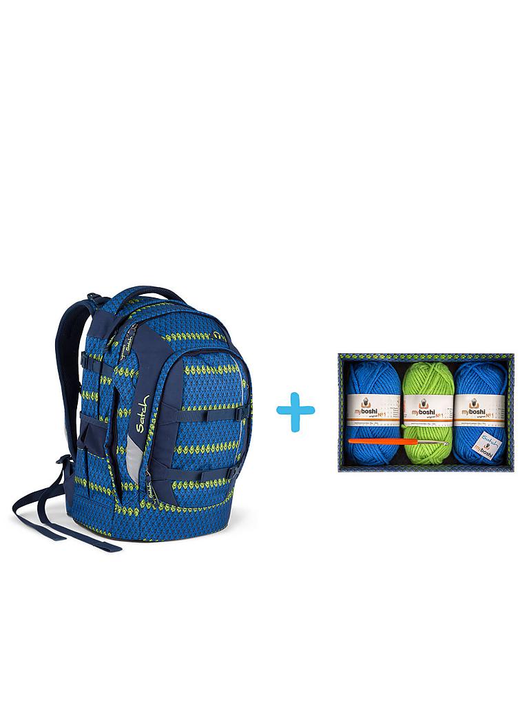 SATCH | Schulrucksack "Satch Pack - Blue Boshi" | blau