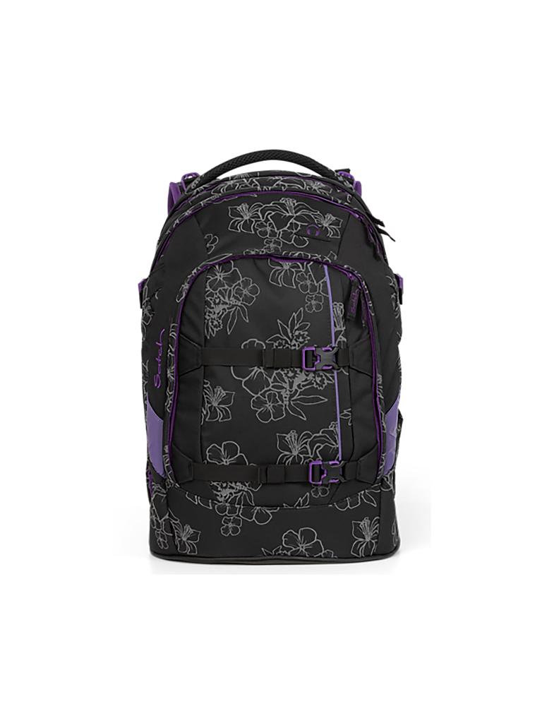 SATCH | Schulrucksack "Satch Pack - Ninja Hibiscus" | schwarz