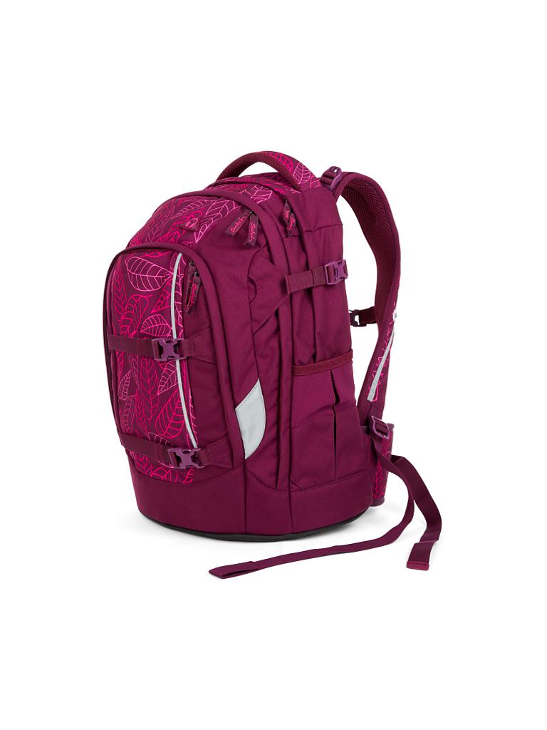 SATCH | Schulrucksack "Satch Pack - Purple Leaves" | pink