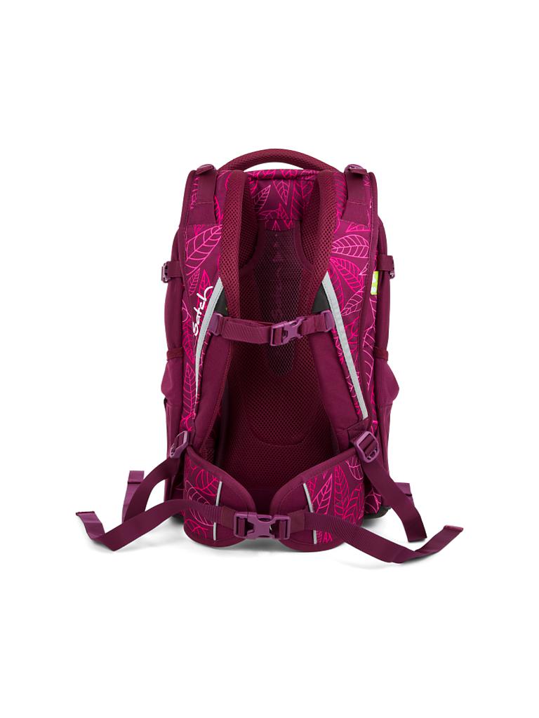 SATCH | Schulrucksack "Satch Pack - Purple Leaves" | 