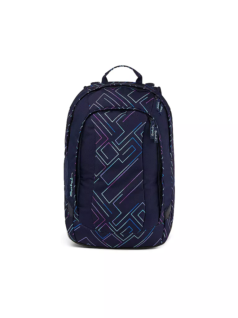 SATCH | Schulrucksack Air Purple Lazer | dunkelblau