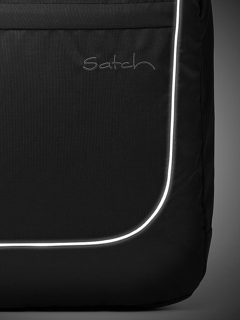 SATCH | Schulrucksack Fly Ripstop Black | schwarz