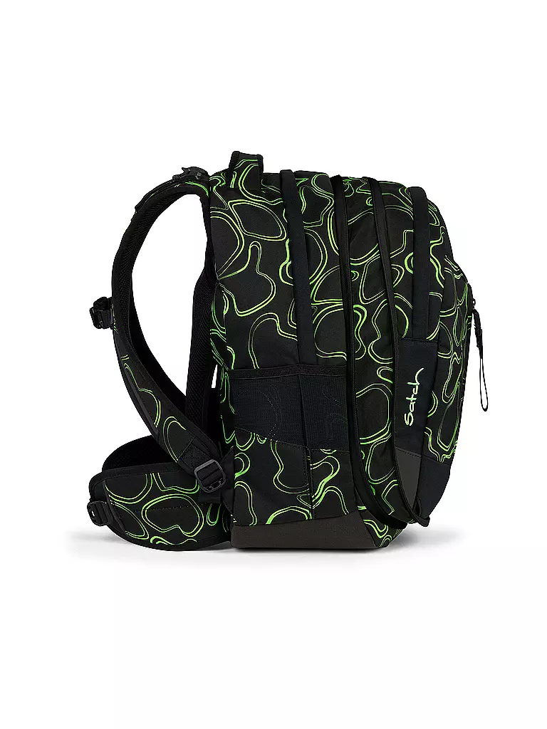 SATCH | Schulrucksack Match Green Supreme | schwarz