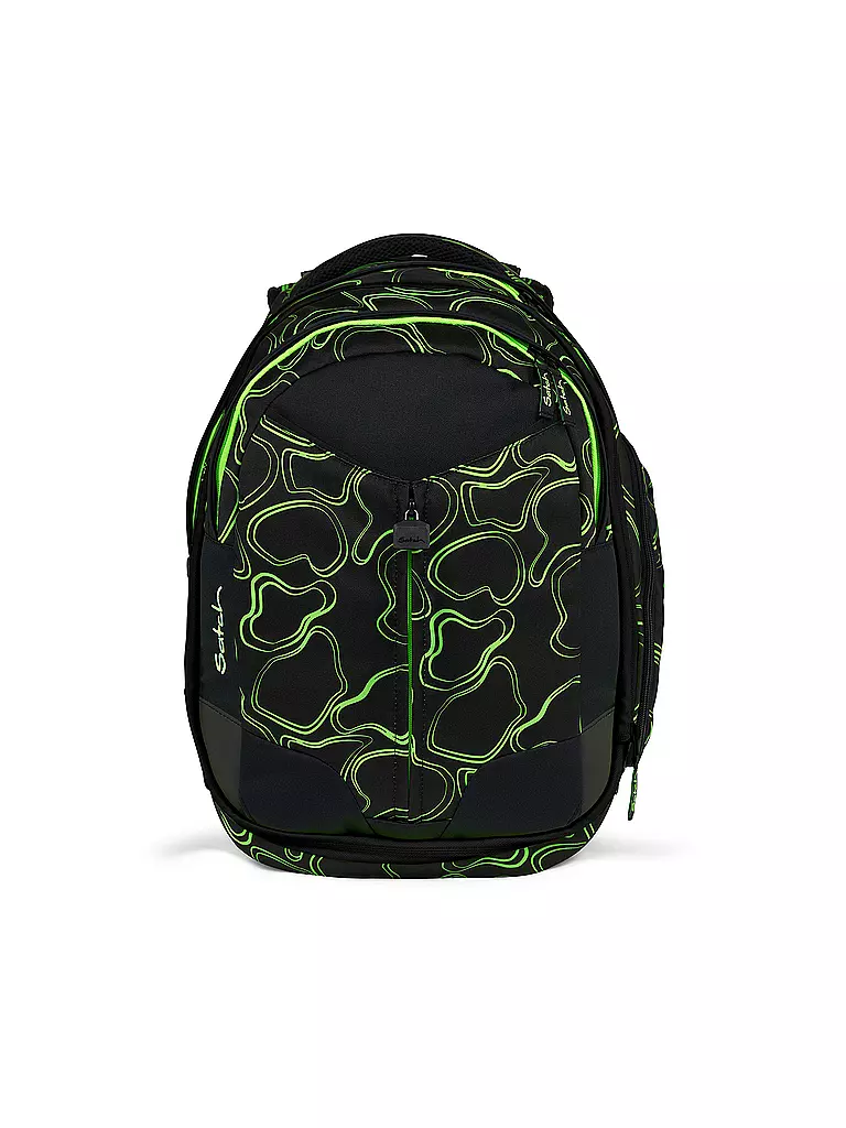 SATCH | Schulrucksack Match Green Supreme | schwarz