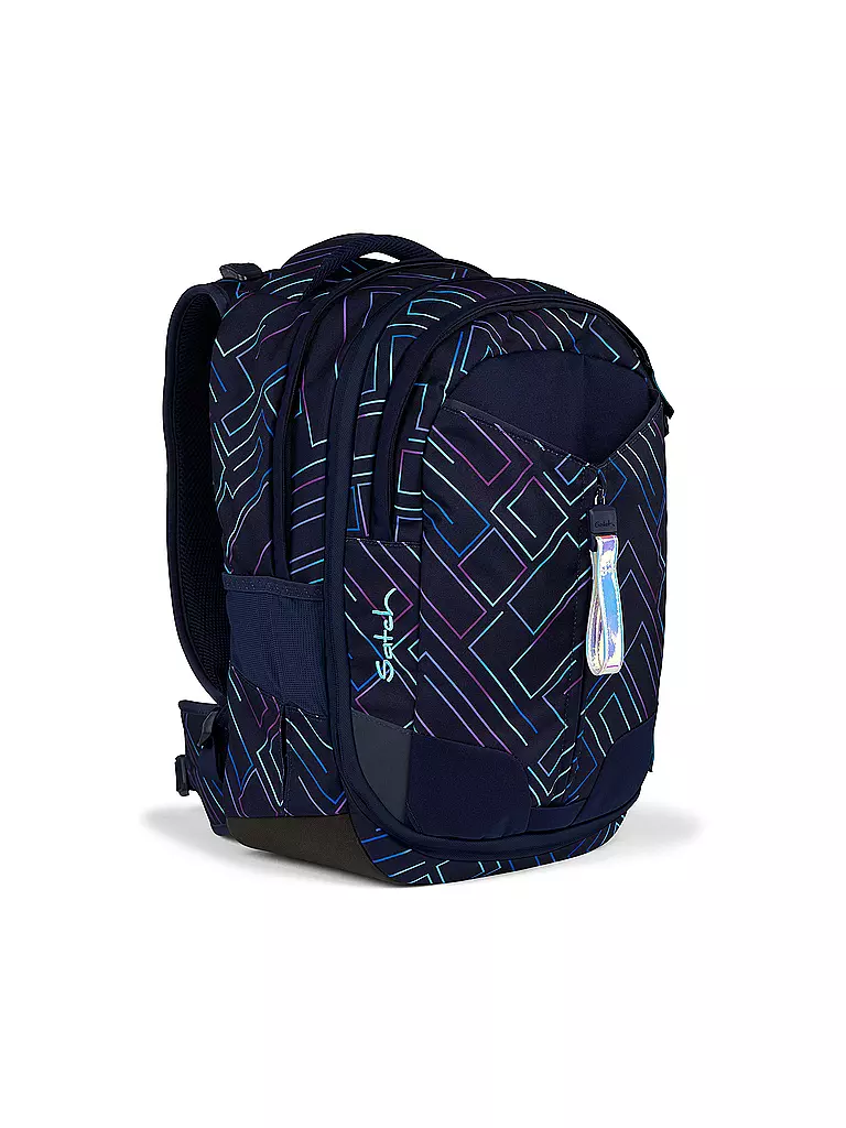 SATCH | Schulrucksack Match Purple Laser | dunkelblau