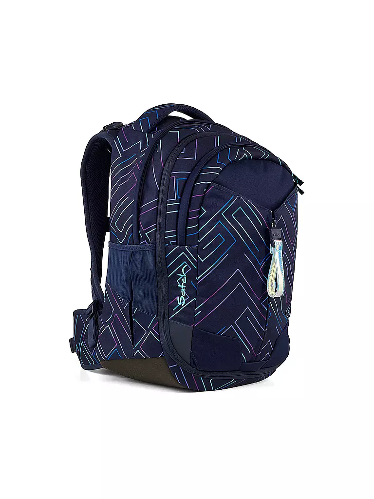 SATCH | Schulrucksack Match Purple Laser | schwarz