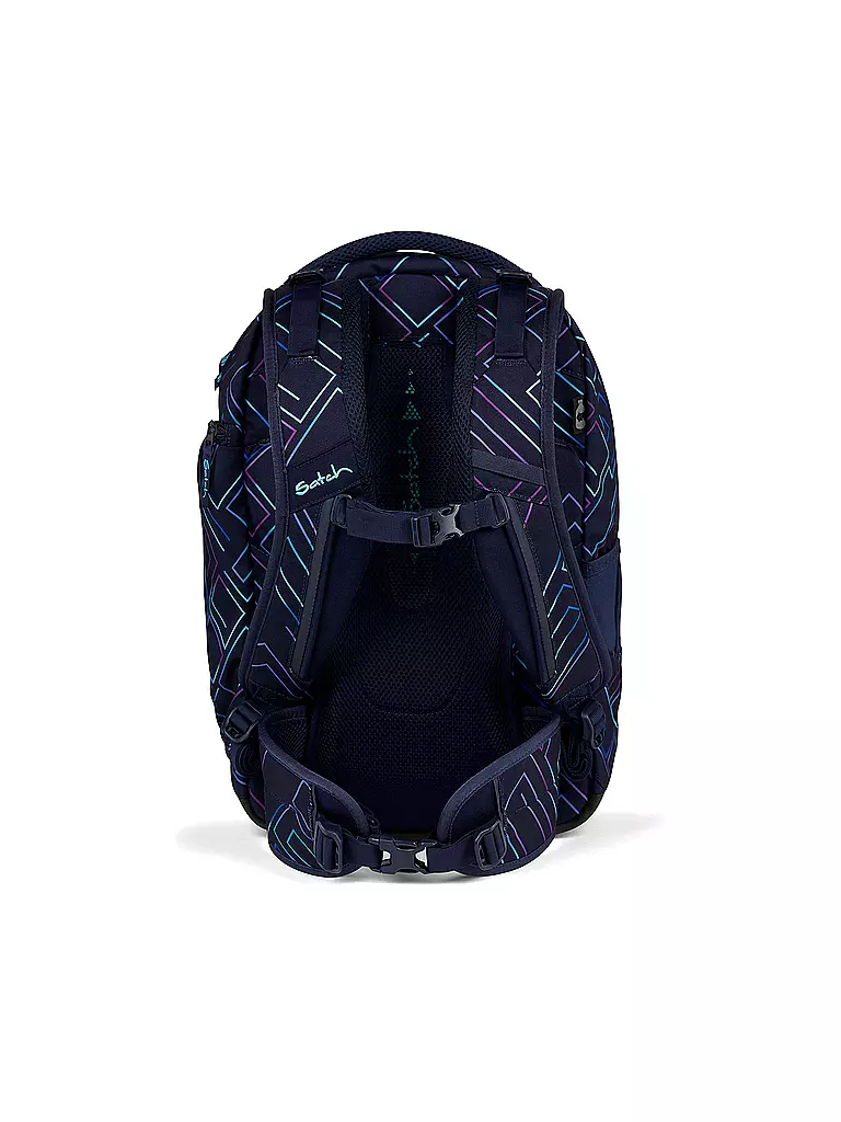 SATCH | Schulrucksack Match Purple Laser | dunkelblau