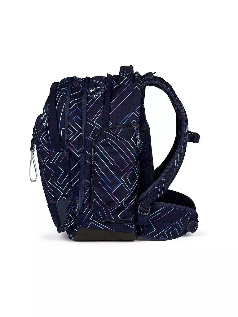 SATCH | Schulrucksack Match Purple Laser | dunkelgrün