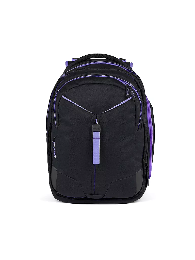 SATCH | Schulrucksack Match Purple Phantom | schwarz