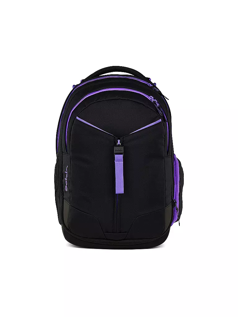 SATCH | Schulrucksack Match Purple Phantom | schwarz