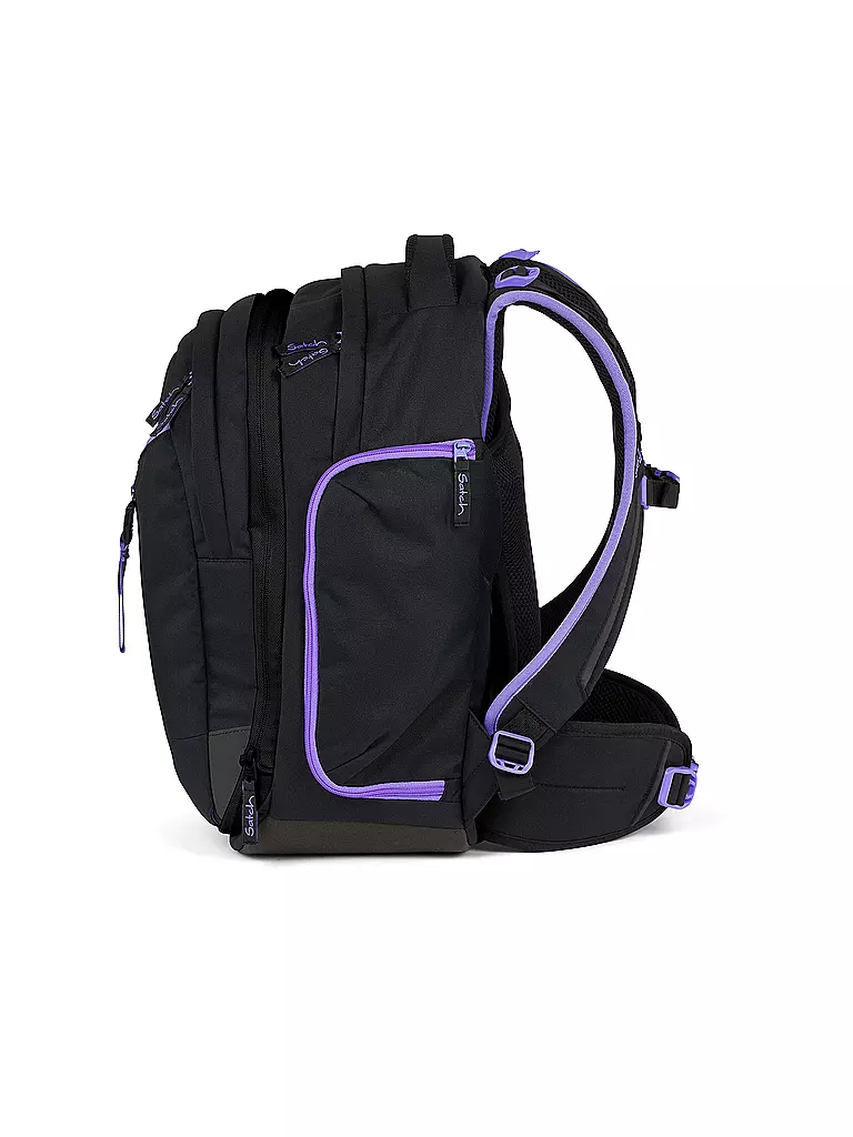 SATCH | Schulrucksack Match Purple Phantom | dunkelgrün