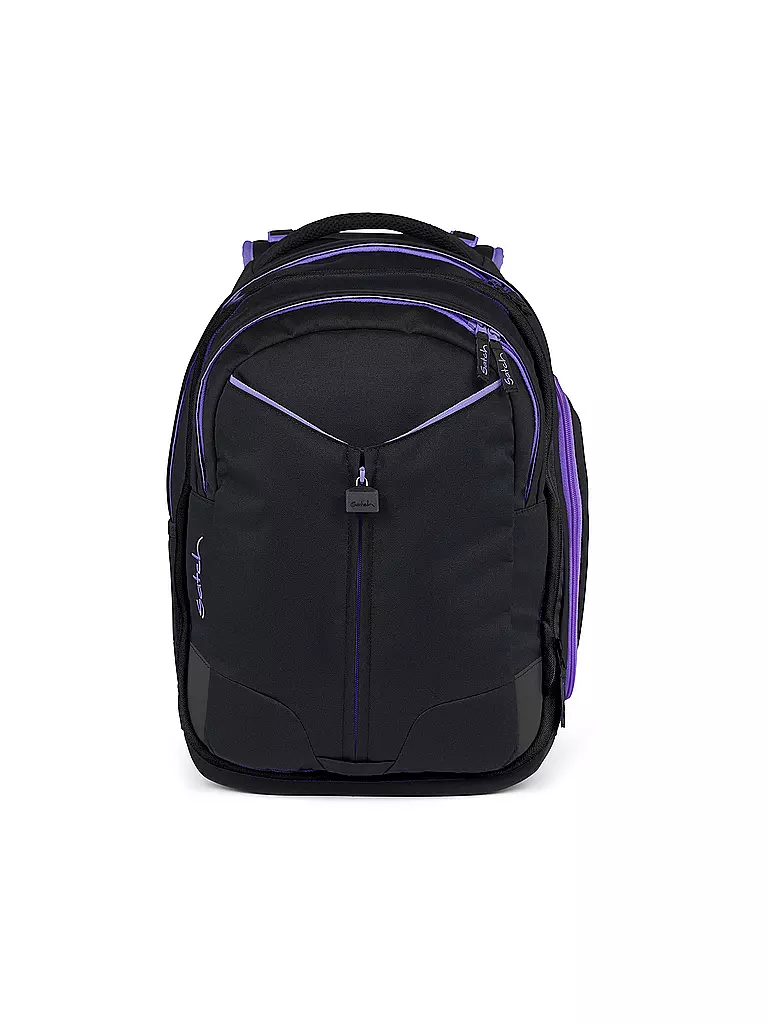 SATCH | Schulrucksack Match Purple Phantom | schwarz