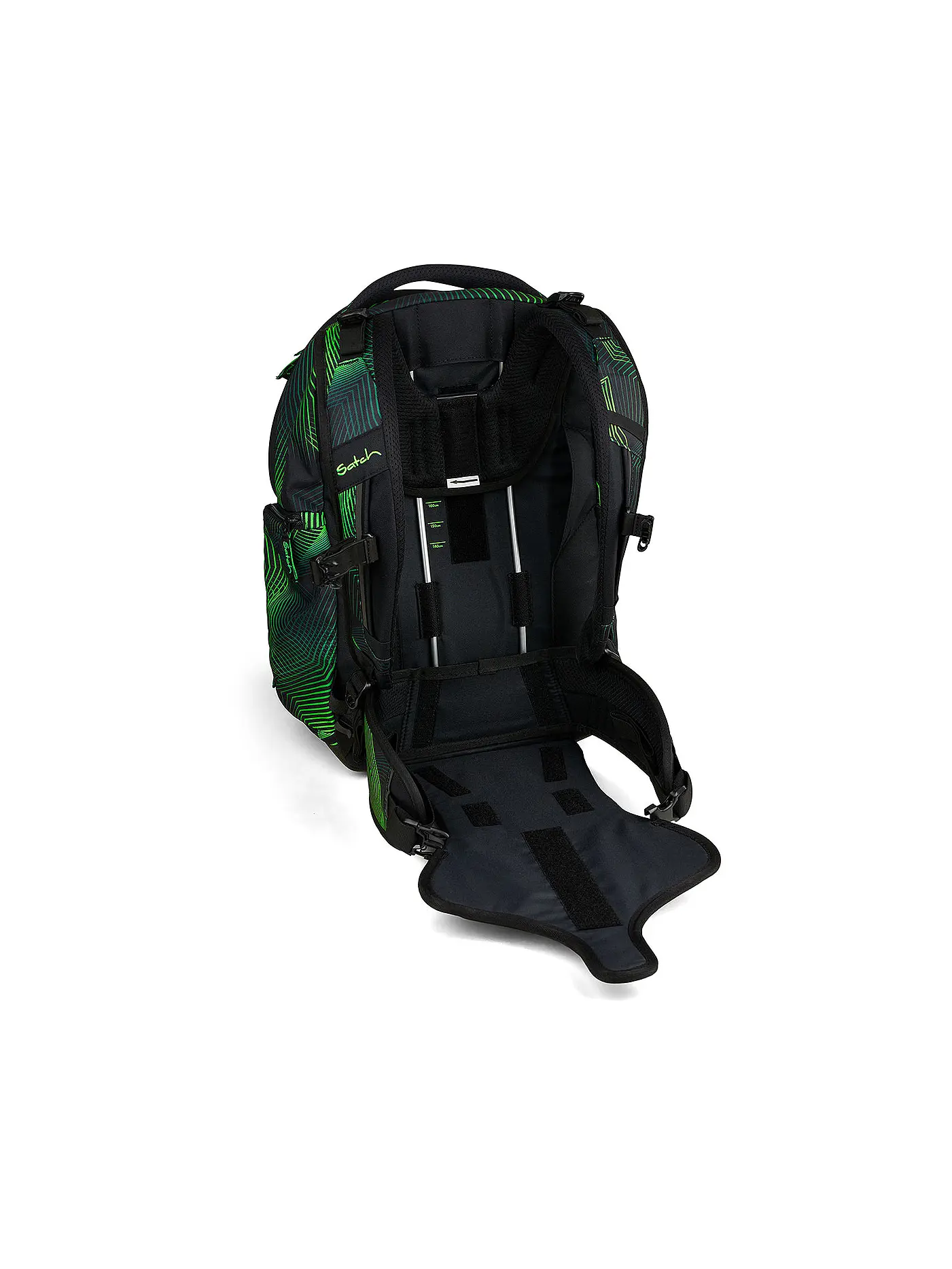 SATCH | Schulrucksack Match Seismic Green | schwarz