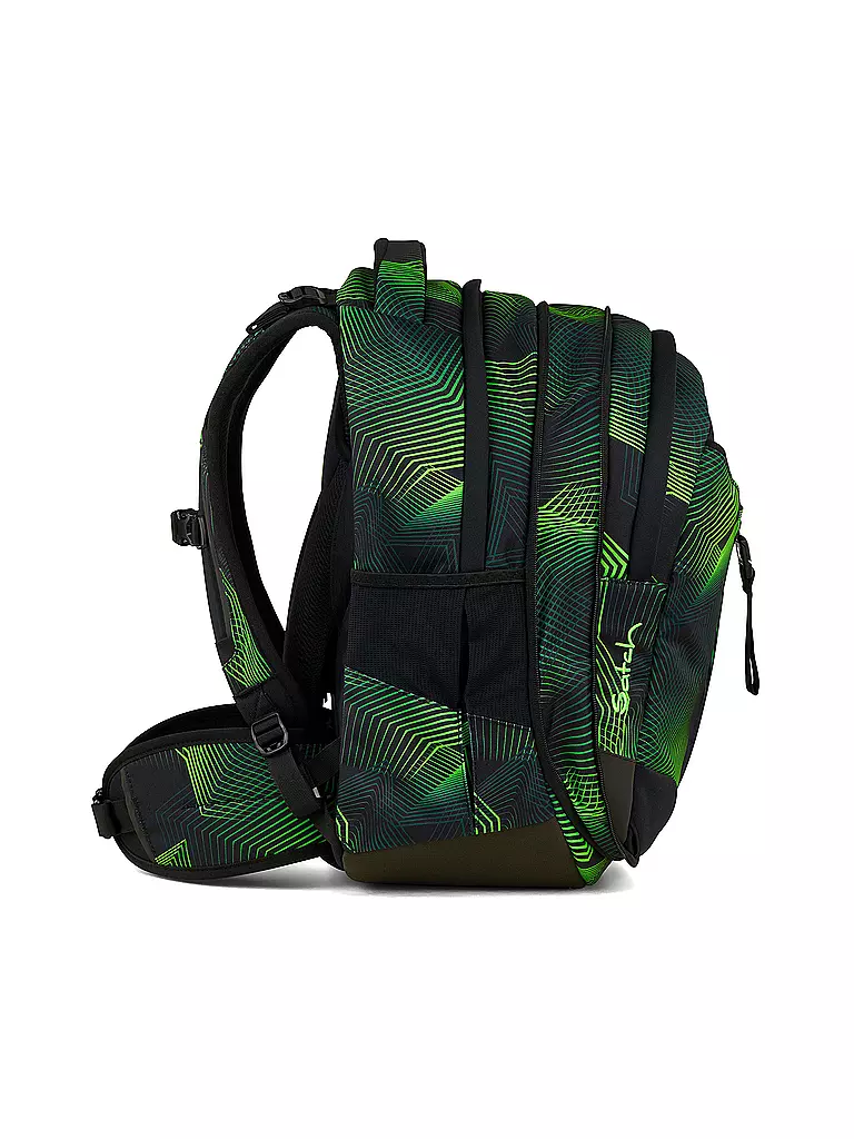 SATCH | Schulrucksack Match Seismic Green | schwarz