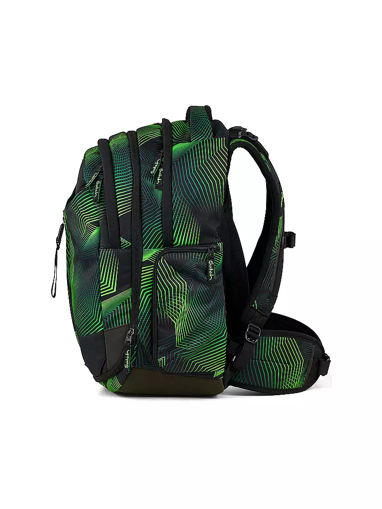 SATCH | Schulrucksack Match Seismic Green | schwarz