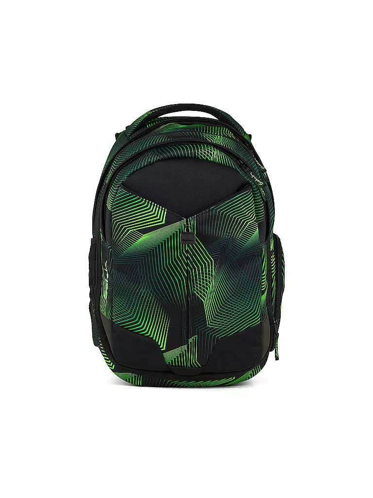SATCH | Schulrucksack Match Seismic Green | schwarz