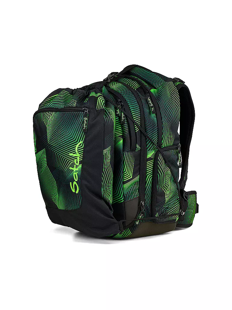 SATCH | Schulrucksack Match Seismic Green | schwarz