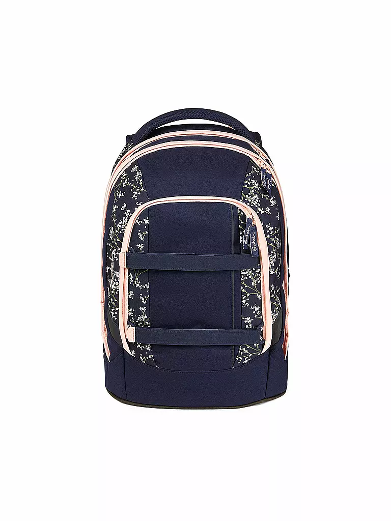 SATCH | Schulrucksack Pack - Blommy Breeze | dunkelblau