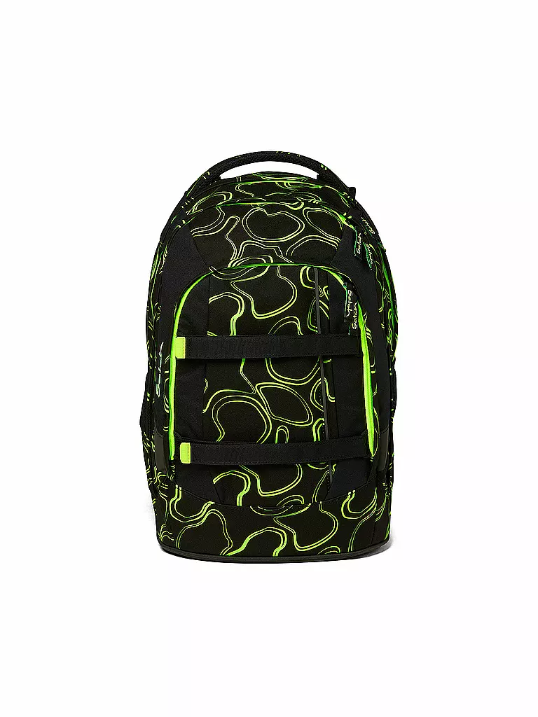 SATCH | Schulrucksack Pack - Green Supreme | schwarz