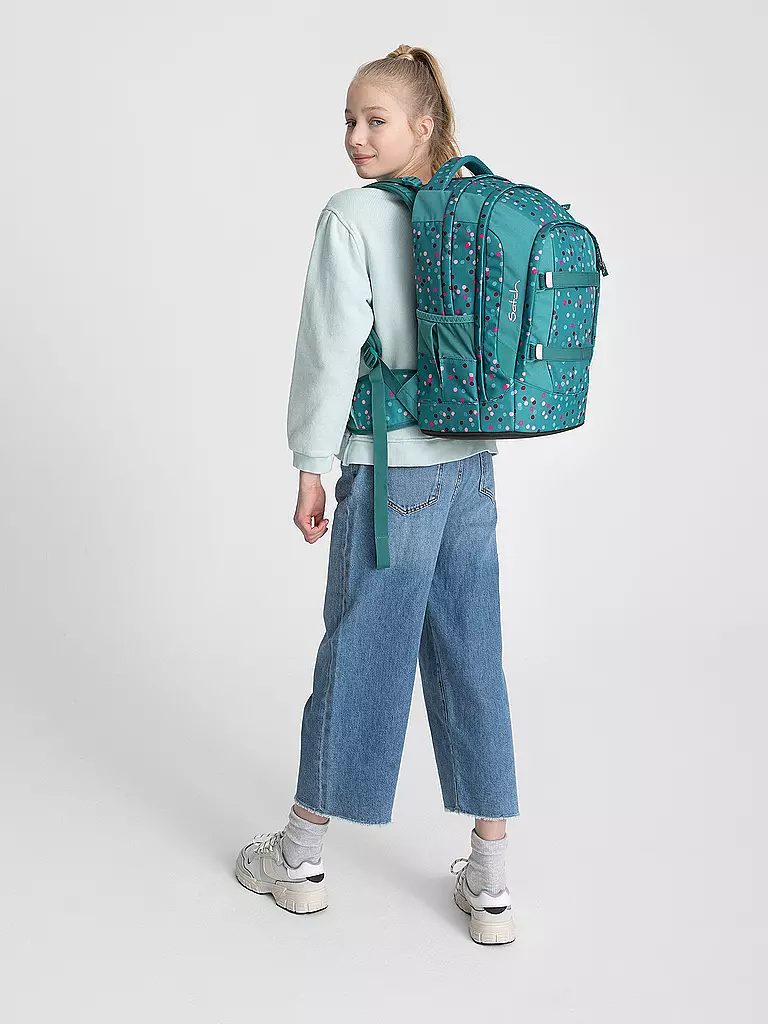 SATCH | Schulrucksack Pack - Happy Confetti | mint