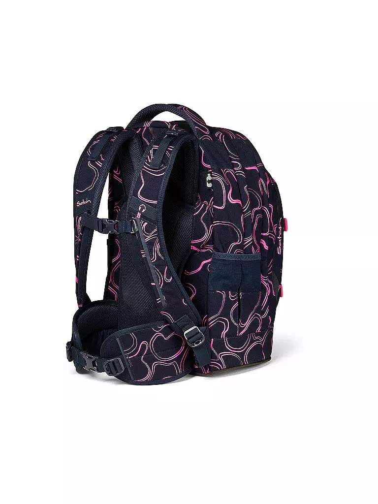 SATCH | Schulrucksack Pack - Pink Supreme | dunkelblau