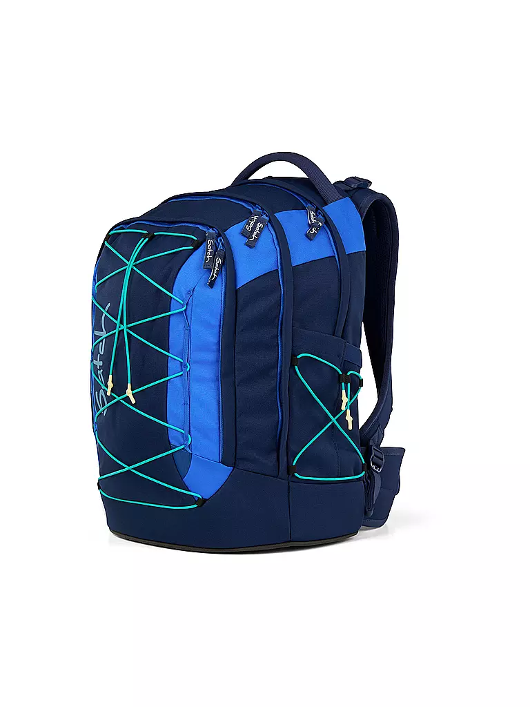SATCH | Schulrucksack Pack Crossed Blue | dunkelblau