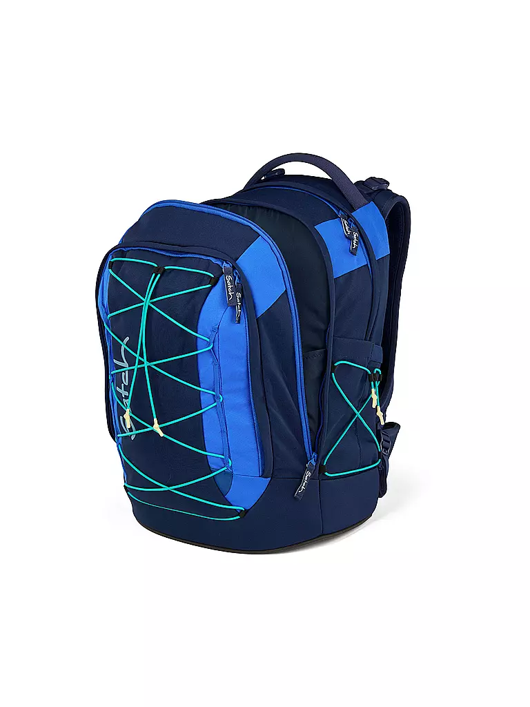 SATCH | Schulrucksack Pack Crossed Blue | dunkelblau