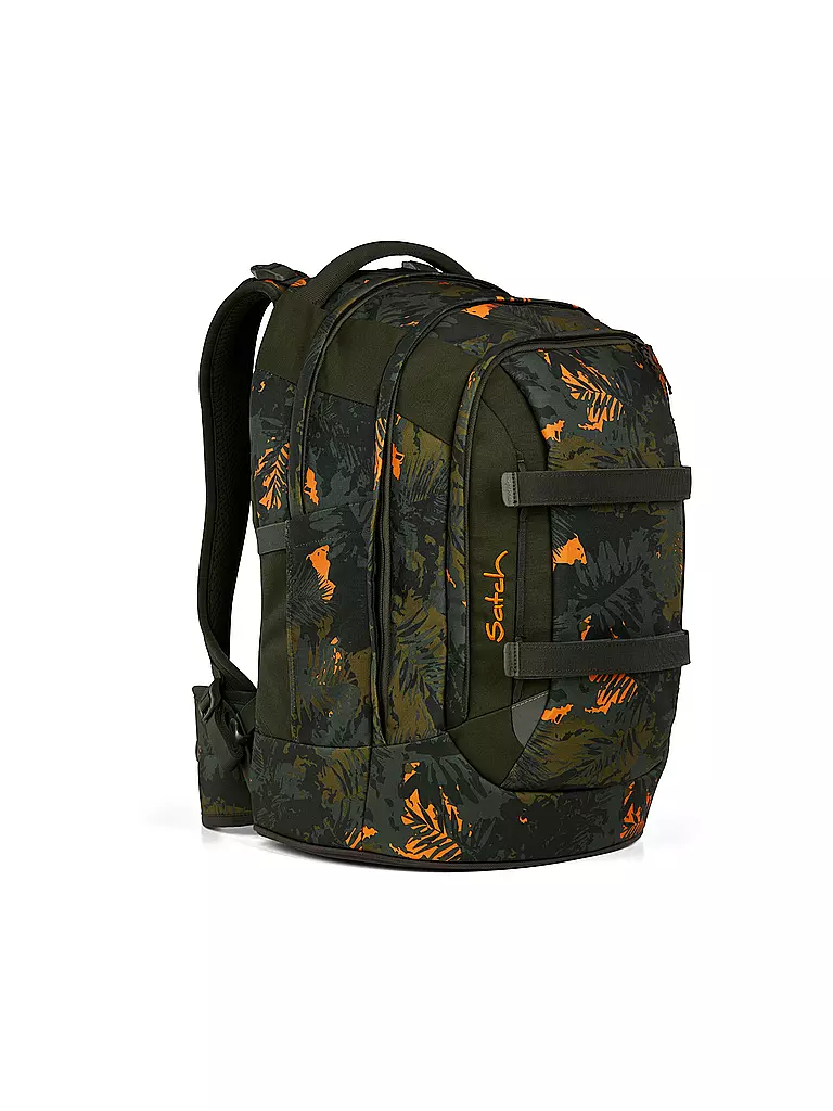SATCH | Schulrucksack Pack Jurassic Jungle | schwarz