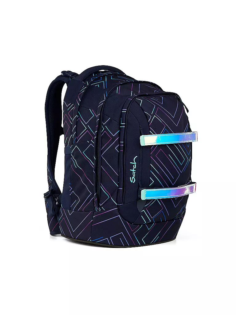 SATCH | Schulrucksack Pack Purple Laser  | schwarz
