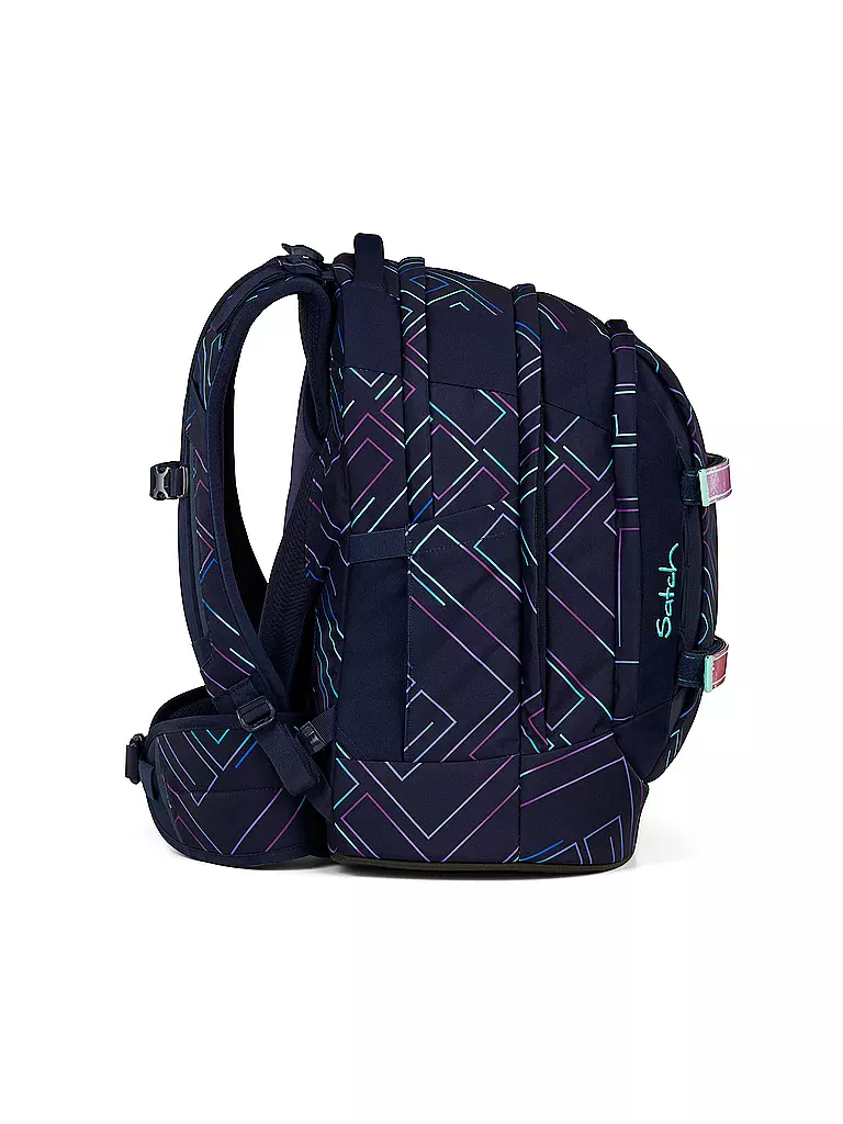 SATCH | Schulrucksack Pack Purple Laser | schwarz