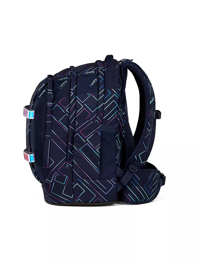 SATCH | Schulrucksack Pack Purple Laser | schwarz