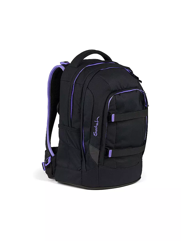 SATCH | Schulrucksack Pack Purple Phantom | schwarz