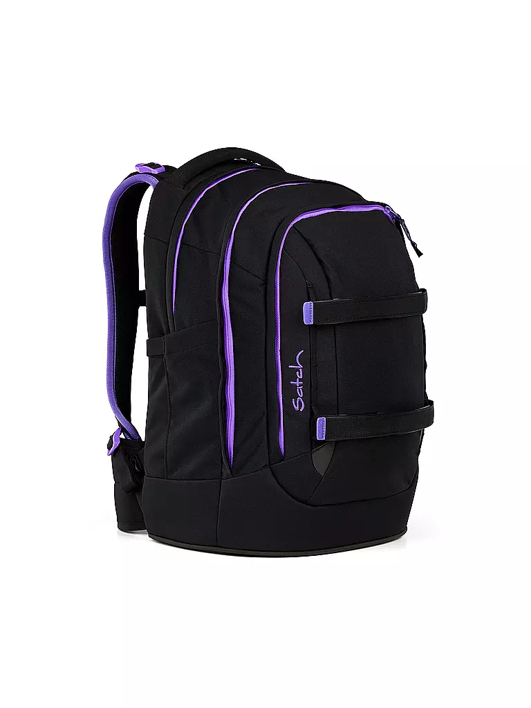 SATCH | Schulrucksack Pack Purple Phantom | schwarz