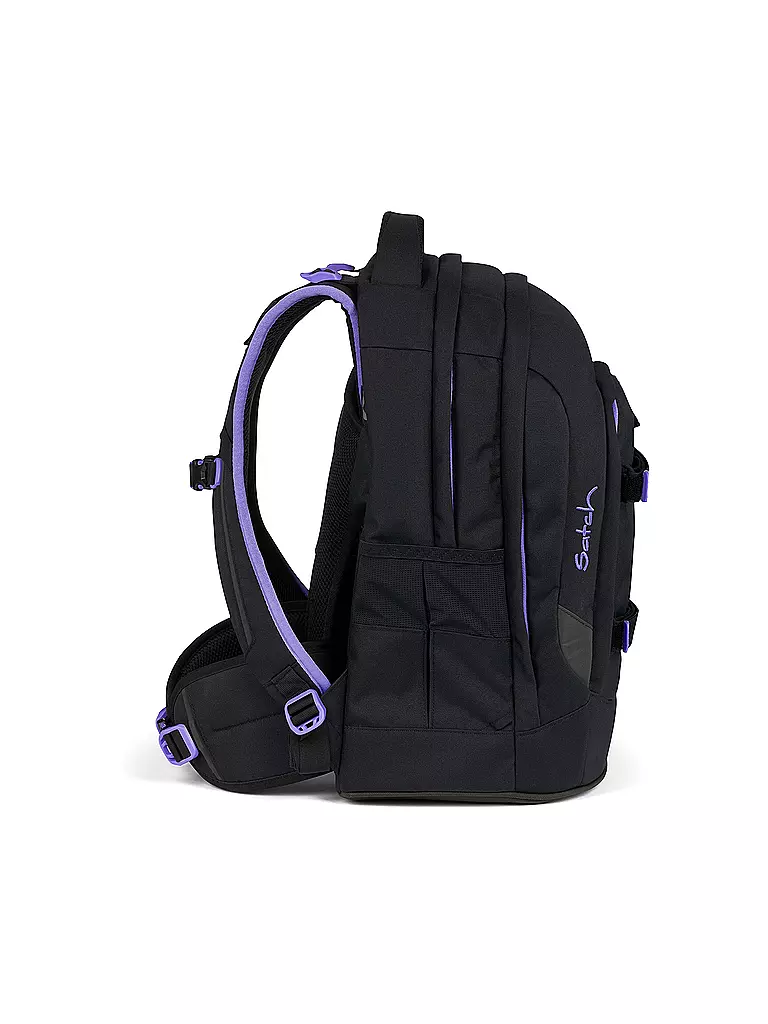 SATCH | Schulrucksack Pack Purple Phantom | schwarz