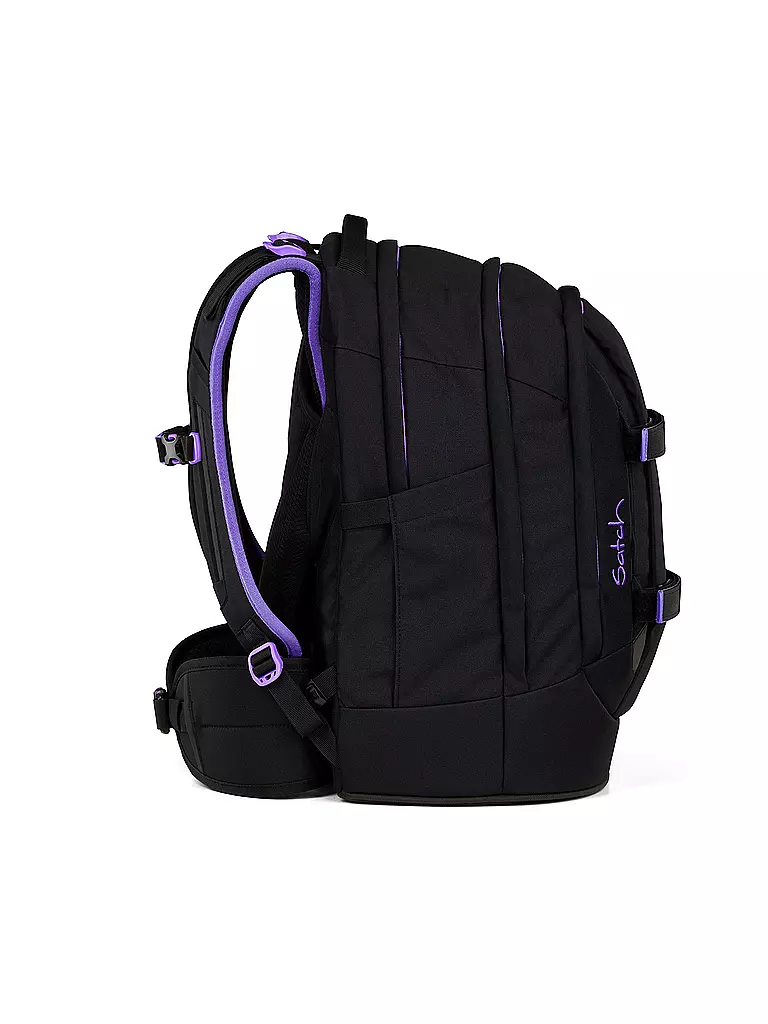 SATCH | Schulrucksack Pack Purple Phantom | schwarz