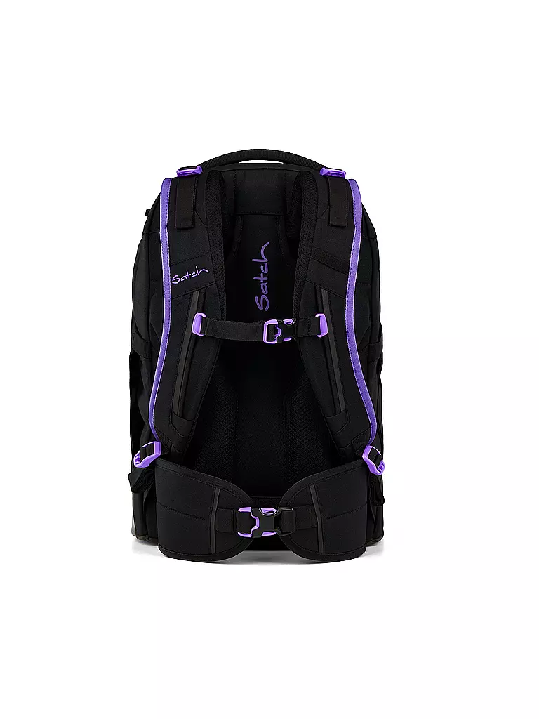 SATCH | Schulrucksack Pack Purple Phantom | schwarz