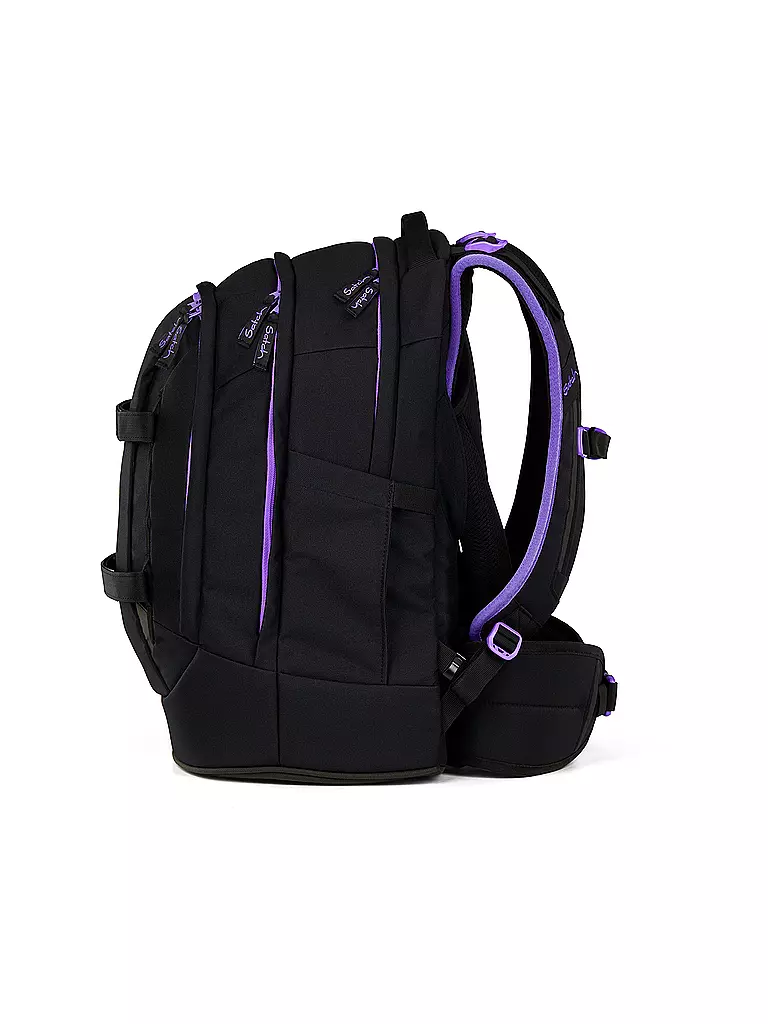 SATCH | Schulrucksack Pack Purple Phantom | schwarz