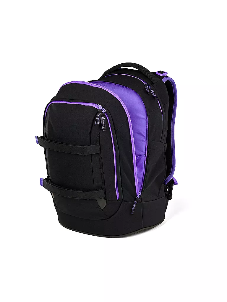 SATCH | Schulrucksack Pack Purple Phantom | schwarz
