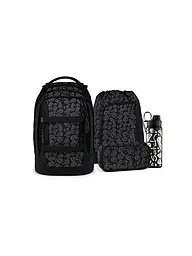 SATCH | Schulrucksack Pack Set Blurry Faces | Schwarz