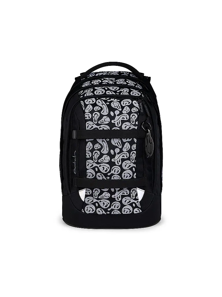 SATCH | Schulrucksack Pack Set Blurry Faces | Schwarz