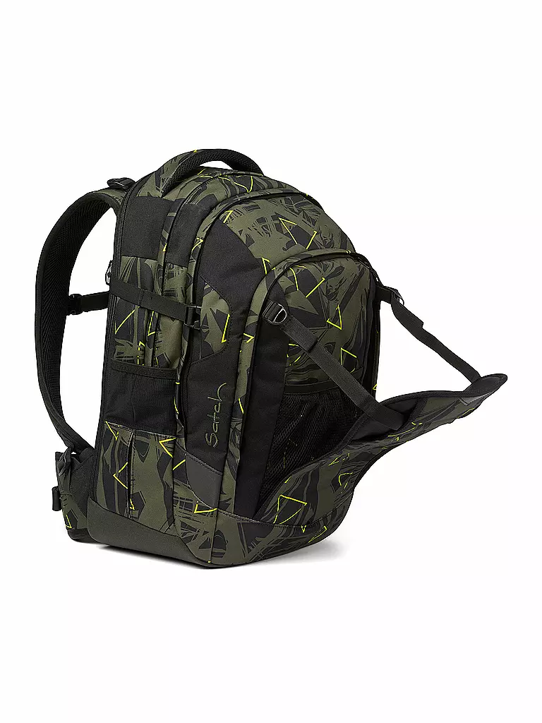 SATCH | Schulrucksack Satch Match Geo Storm | olive