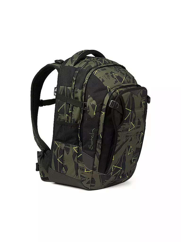 SATCH | Schulrucksack Satch Match Geo Storm | olive