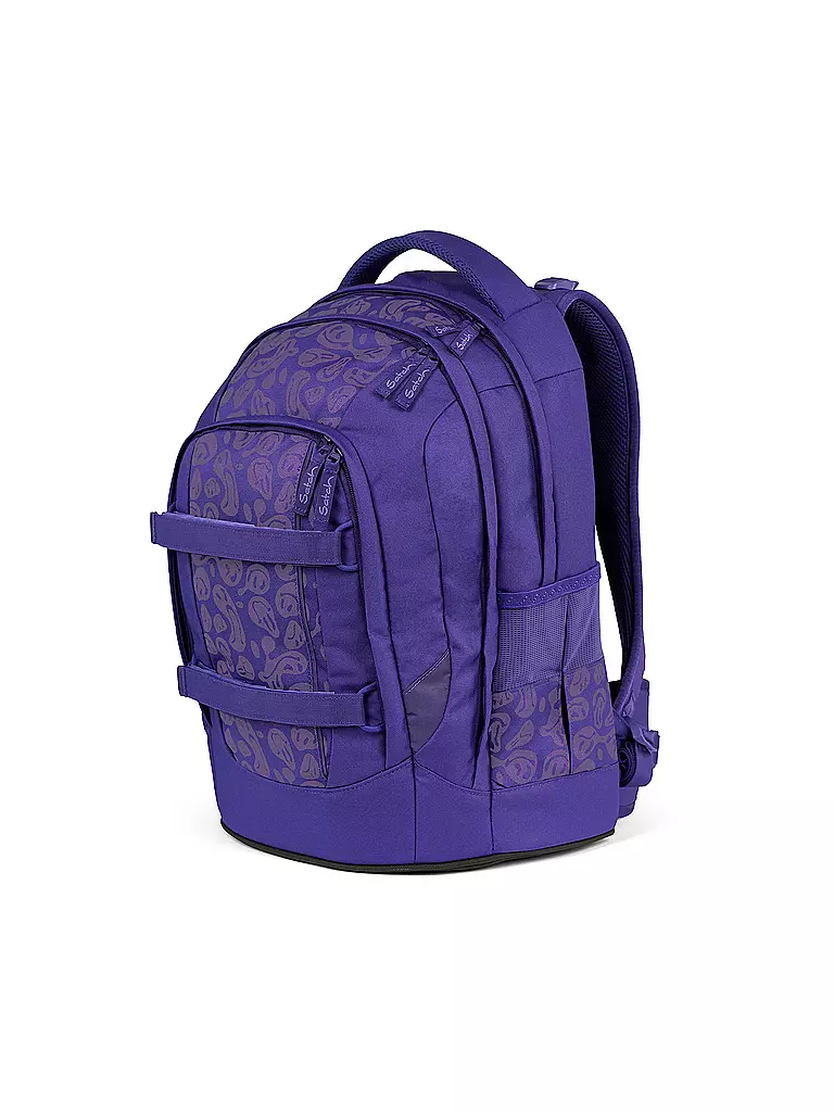 SATCH | Schulrucksack Satch Pack Bright Faces | schwarz